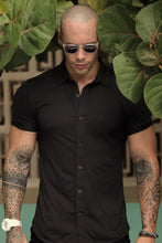 Load image into Gallery viewer, YoungLA Athletic Fit Dress Shirt Button Down Short Sleeve 418