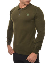 Load image into Gallery viewer, YoungLA Fitted Long Sleeve Knitted Polo Shirts 412