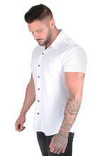 Load image into Gallery viewer, YoungLA Athletic Fit Dress Shirt Button Down Short Sleeve 418