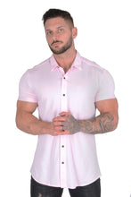 Load image into Gallery viewer, YoungLA Athletic Fit Dress Shirt Button Down Short Sleeve 418