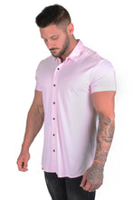 Load image into Gallery viewer, YoungLA Athletic Fit Dress Shirt Button Down Short Sleeve 418