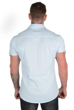 Load image into Gallery viewer, YoungLA Athletic Fit Dress Shirt Button Down Short Sleeve 418