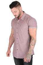 Load image into Gallery viewer, YoungLA Athletic Fit Dress Shirt Button Down Short Sleeve 418
