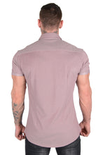 Load image into Gallery viewer, YoungLA Athletic Fit Dress Shirt Button Down Short Sleeve 418
