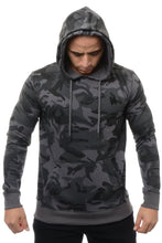 Load image into Gallery viewer, camo black hoodie