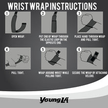 Load image into Gallery viewer, YoungLA Bodybuilding Heavy Duty Wrist Wraps 911