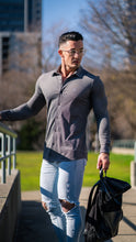 Load image into Gallery viewer, YoungLA Athletic Fit Dress Shirt Button Down 415