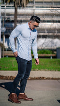 Load image into Gallery viewer, YoungLA Athletic Fit Dress Shirt Button Down 415