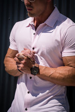 Load image into Gallery viewer, YoungLA Athletic Fit Dress Shirt Button Down Short Sleeve 418