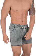 Load image into Gallery viewer, YoungLA Bodybuilding French Terry Shorts Mineral Wash Colors 106

