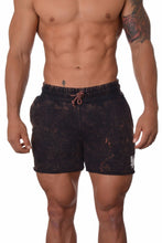 Load image into Gallery viewer, gym shorts navy cotton
