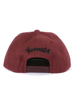 Load image into Gallery viewer, YoungLA Adjustable Snapback Hat Embroidered Cap 952 - Burgundy/Black
