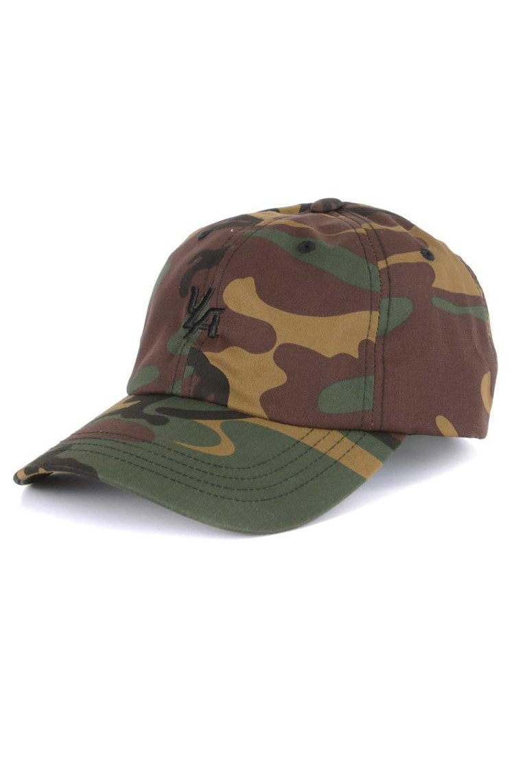YoungLA Adjustable Strapback Dad Hat 952 - Camo Green