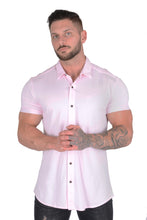 Load image into Gallery viewer, YoungLA Athletic Fit Dress Shirt Button Down Short Sleeve 418
