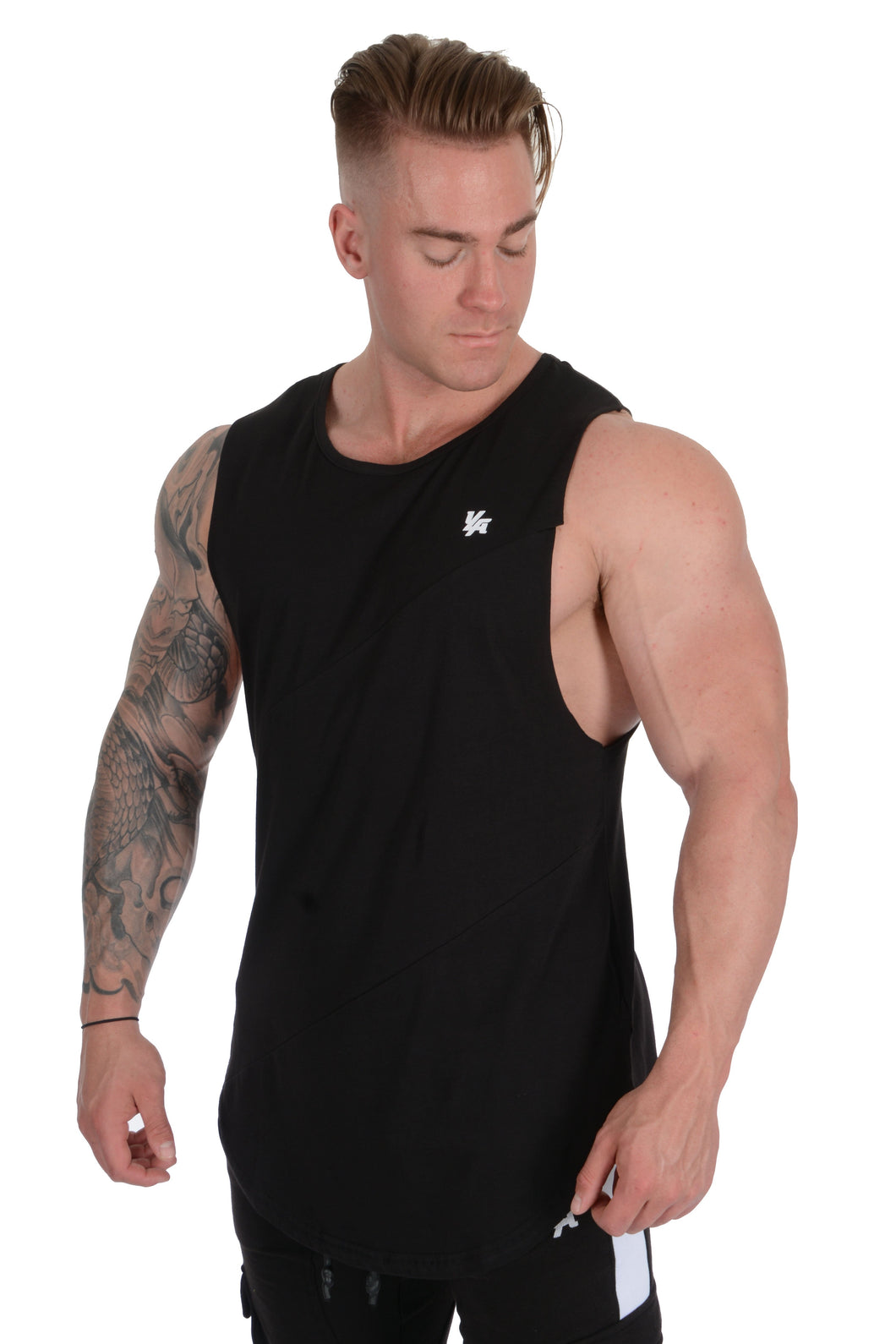 YoungLA Elongated Muscle Cut-Off Bodybuilding Tanks 306