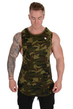 Load image into Gallery viewer, YoungLA Elongated Muscle Cut-Off Bodybuilding Tanks Camo Colors 306
