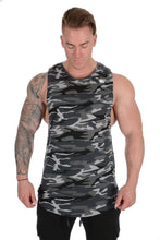 Load image into Gallery viewer, YoungLA Elongated Muscle Cut-Off Bodybuilding Tanks Camo Colors 306
