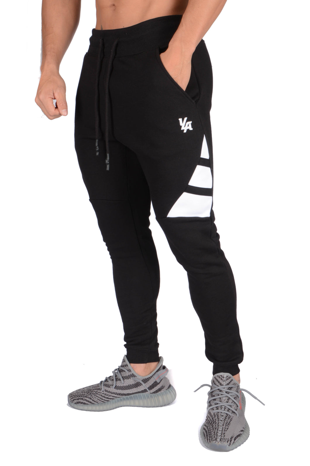 YoungLA 3 Stripe Fitted Jogger Pants 221