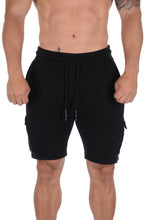 Load image into Gallery viewer, YoungLA Cargo Barcode Shorts 119
