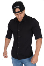 Load image into Gallery viewer, YoungLA Athletic Fit Dress Shirt Button Down 415
