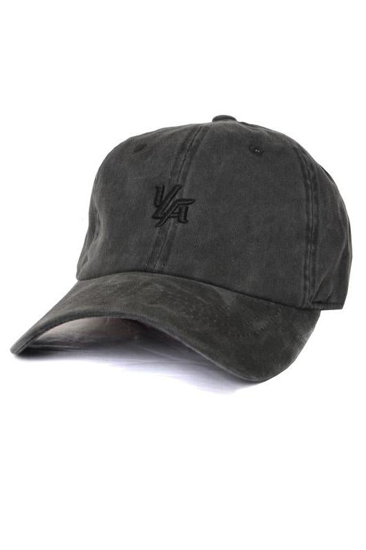 YoungLA Adjustable Strapback Dad Hat Embroidered Cap 952 Black Wash