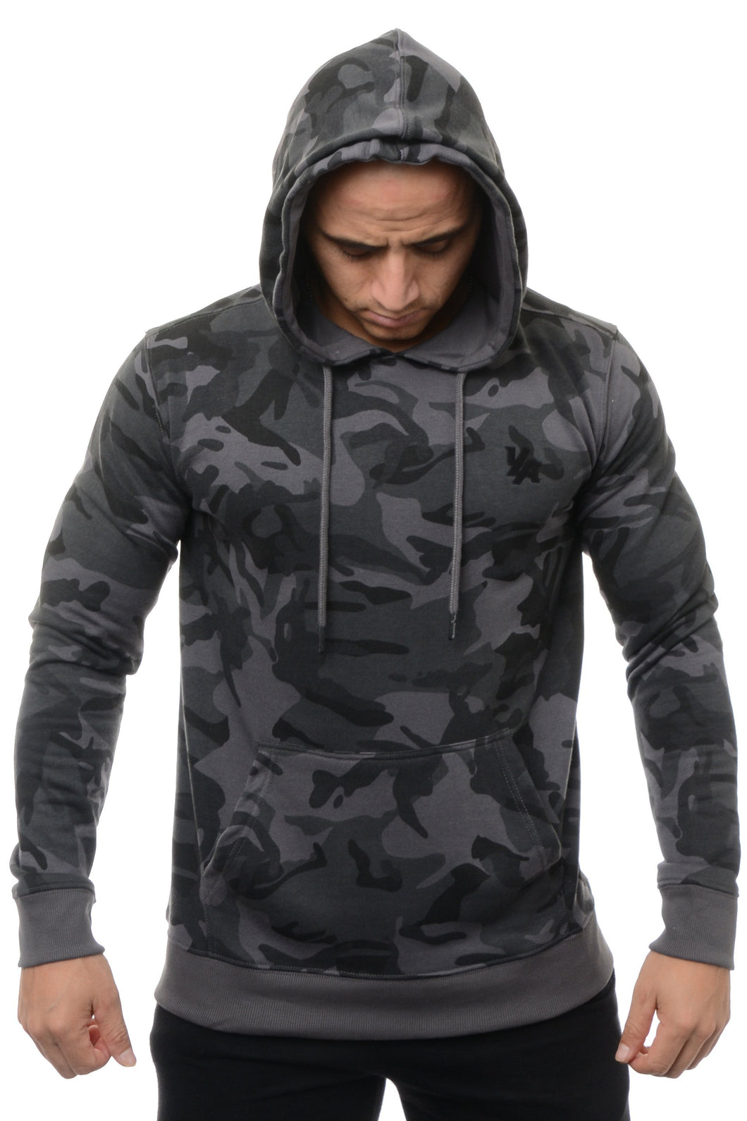 camo black hoodie