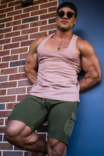 Load image into Gallery viewer, YoungLA Cargo Barcode Shorts 119
