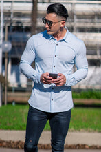 Load image into Gallery viewer, YoungLA Athletic Fit Dress Shirt Button Down 415

